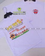 áo thun nhóm màu trắng