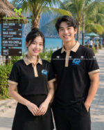áo thun vải cá sấu thái