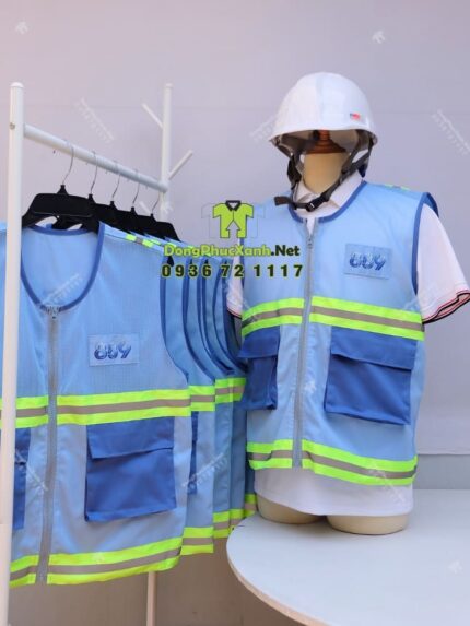 Áo Gile Bảo Hộ Vải Lưới