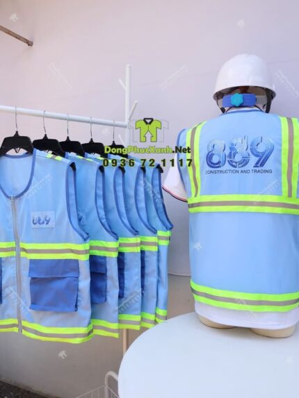 Áo Gile Bảo Hộ Vải Lưới