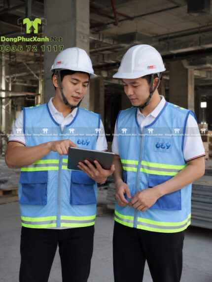 Áo Gile Bảo Hộ Vải Lưới