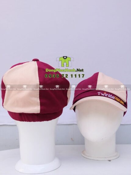 nón vải đồng phục