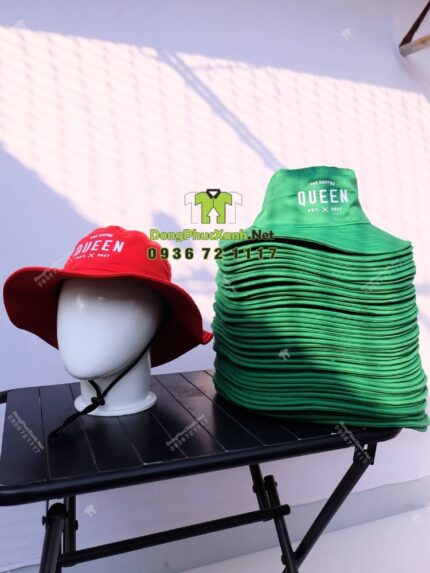 Nón Tai Bèo Vải Kaki Cotton 65