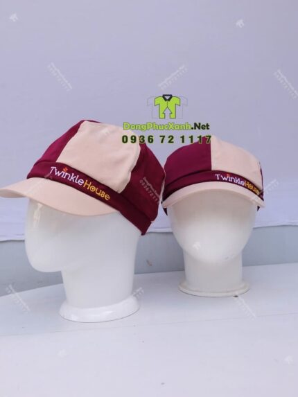 nón vải kaki thun