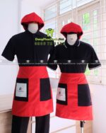 tạp dề vải kaki cotton 65