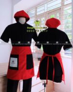 tạp dề vải kaki cotton 65