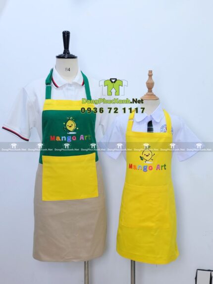 tạp dề đồng phục trường học