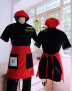 tạp dề vải kaki cotton 65