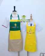 tạp dề vải kaki cotton