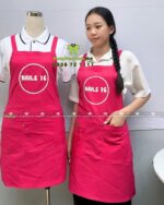 tạp dề vải kaki thun