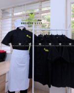 áo bếp đồng phục ốc