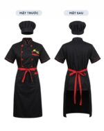 áo bếp đồng phục ốc
