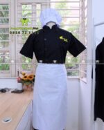 áo bếp đồng phục ốc