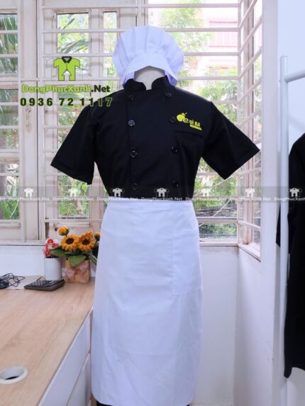áo bếp đồng phục ốc
