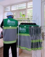 áo gile vải kaki cotton phối lưới
