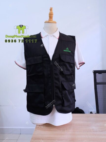 áo gile vải kki cotton 65