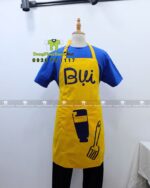 áo vải cotton 100 và tạp dề