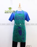 áo vải cotton 100 và tạp dề