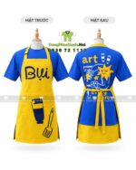 áo vải cotton 100 và tạp dề