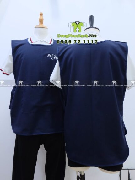 áo tạp dề vải kaki thun