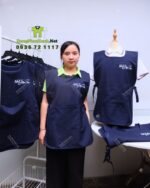 áo tạp dề vải kaki thun