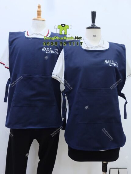 áo tạp dề vải kaki thun