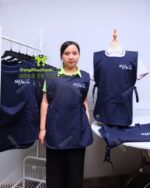 áo tạp dề vải kaki thun