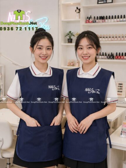 áo tạp dề vải kaki thun