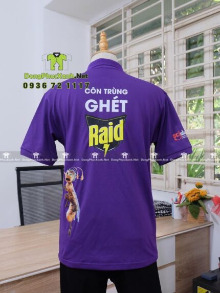 áo thun đồng phục công ty raid