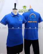 áo thun đồng phục vải cá sấu thái