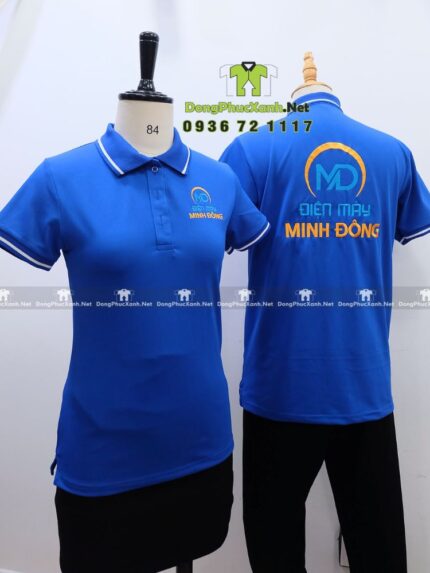 áo thun đồng phục vải cá sấu thái