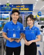 áo thun đồng phục vải cá sấu thái