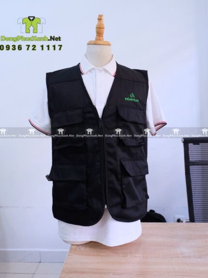 áo gile vải kki cotton