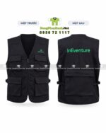 áo gile vải kki cotton