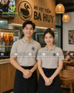 áo thun vải cá sấu mè