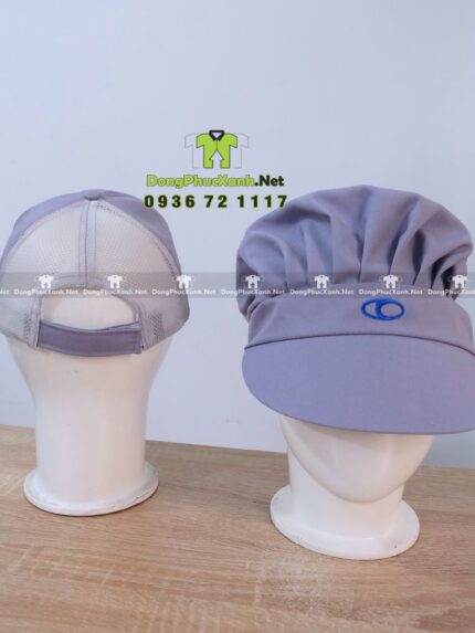 nón vải kaki thun phối lưới