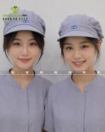 nón vải kaki thun phối lưới