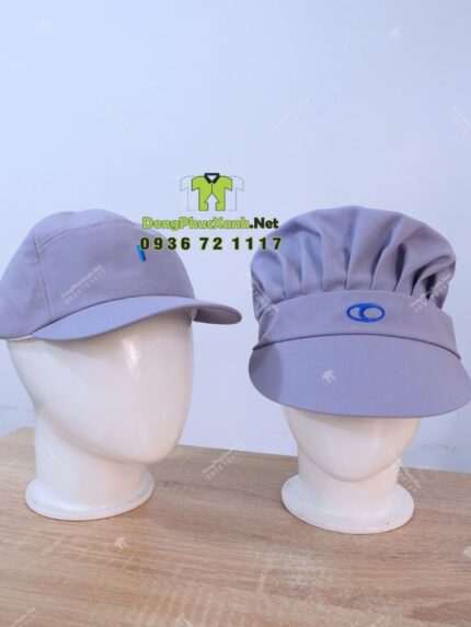 nón vải kaki thun phối lưới