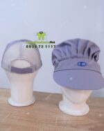 nón vải kaki thun phối lưới