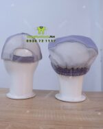 nón vải kaki thun phối lưới