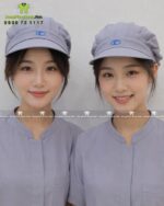 nón vải kaki thun phối lưới