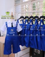 quần yếm vải kaki cotton 65