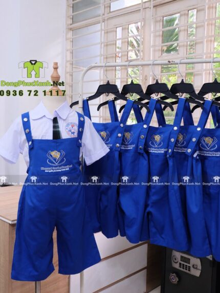 quần yếm vải kaki cotton 65