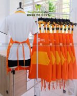 tạp dề vải kaki cotton