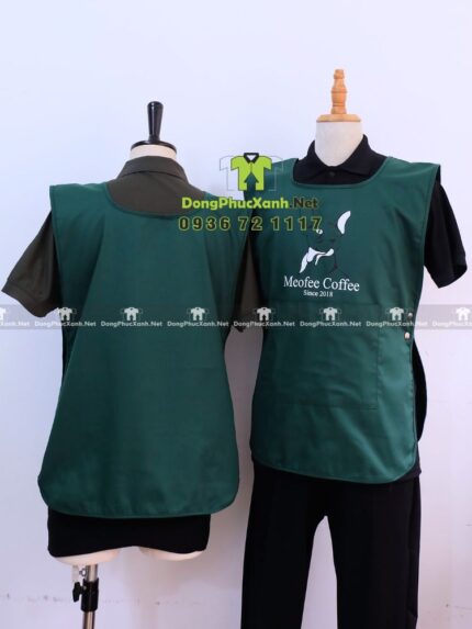 tạp dề đồng phục ngắn