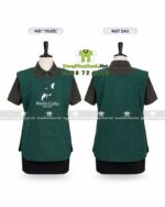 tạp dề đồng phục ngắn