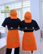 tạp dề đồng phục quán soup