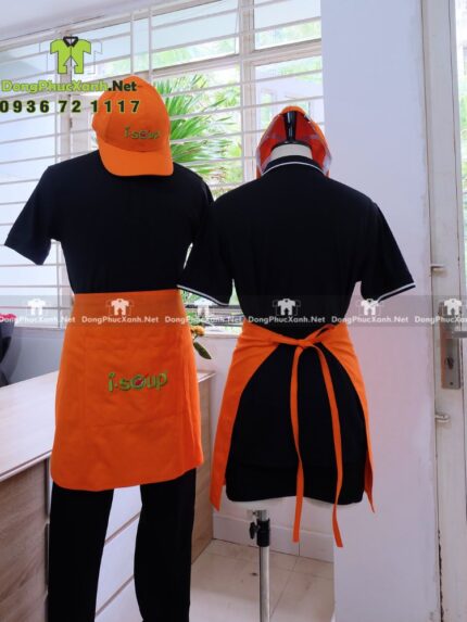 tạp dề đồng phục quán soup