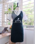tạp dề vải kaki thun