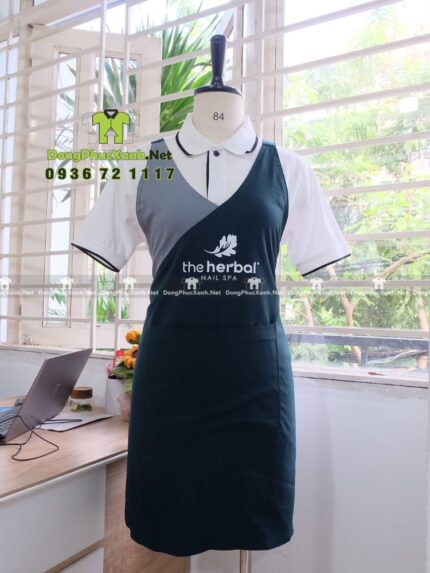 tạp dề vải kaki thun